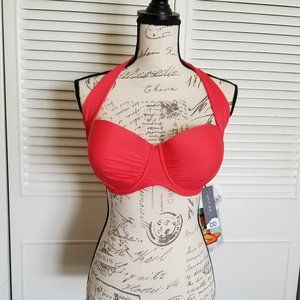 NWT Body Glove Betty 2 Way Convertable Swim Top